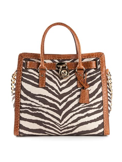 zebra michael kors bag|michael kors calf shoulder bag.